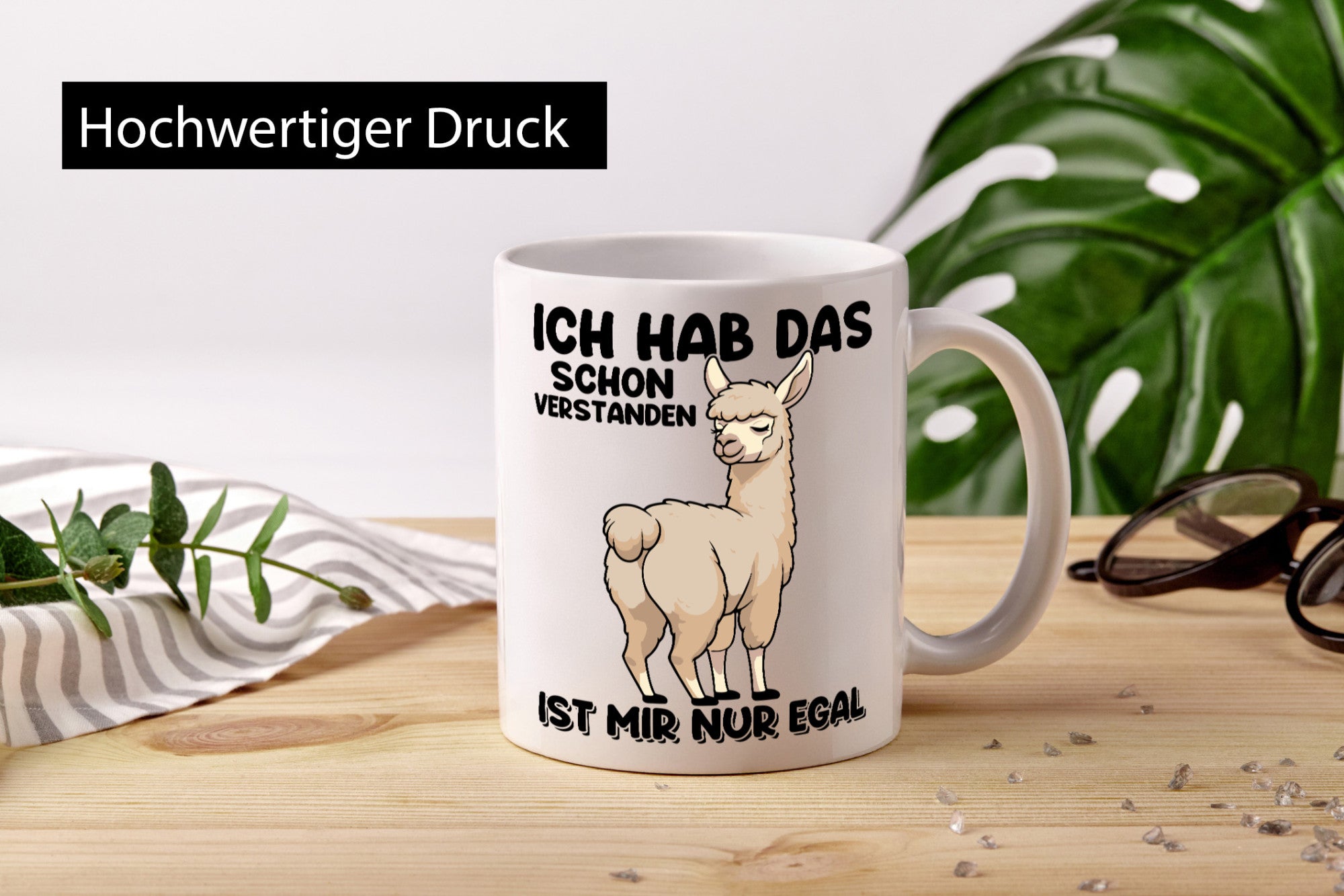 Hab ich verstanden ist mir nur egal | Lama Alpaka Geschenk Humor Geschenkidee