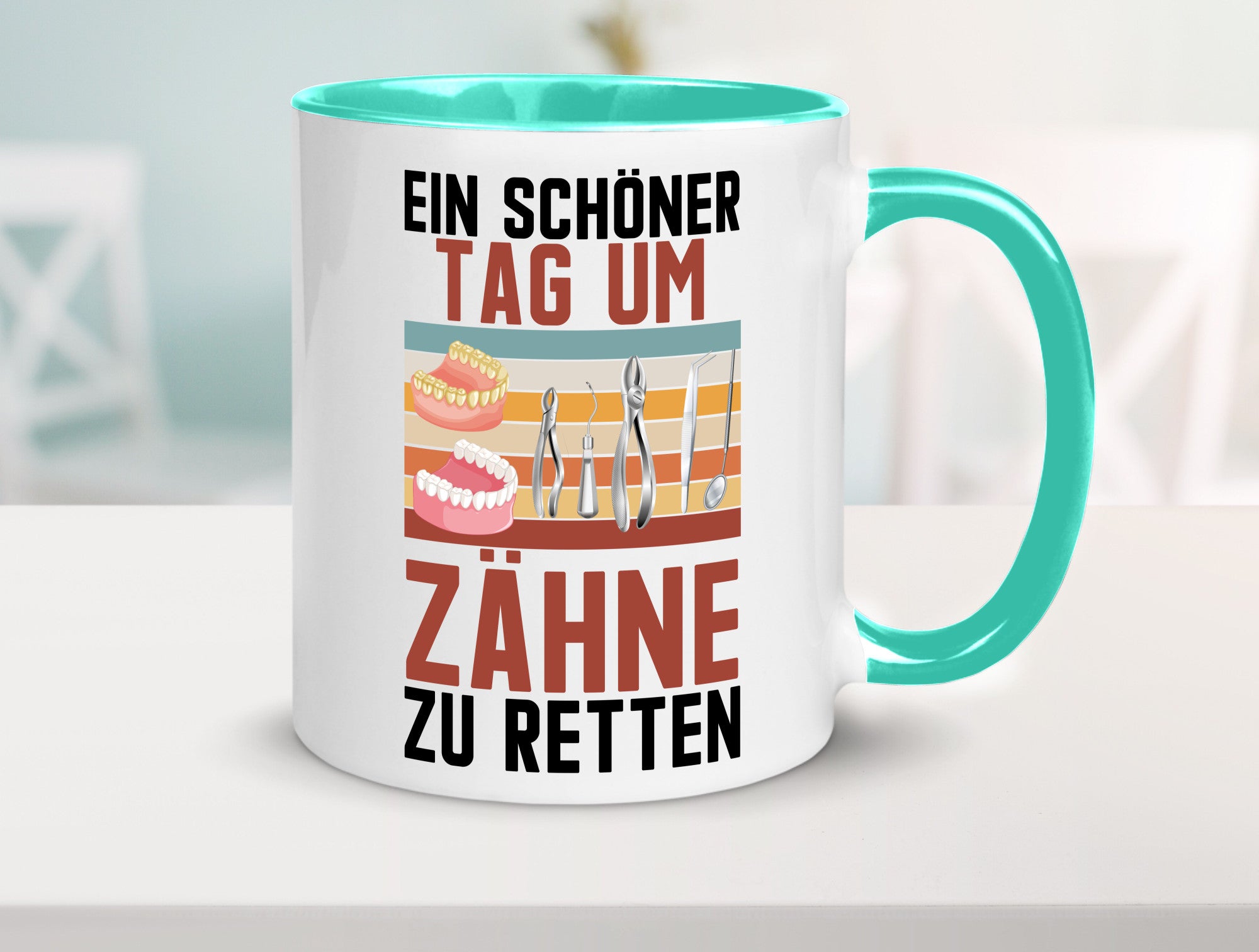 Ein schöner Tag um zähne zu retten | Zahnarzt Geschenk Humor Geschenkidee