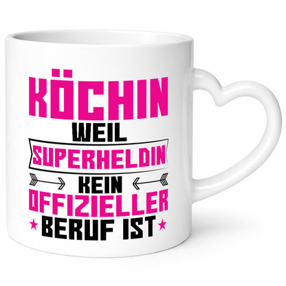 Superheldin Köchin | Chefköchin Chefkoch lustiger Spruch Geschenk Arbeit