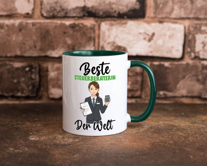 Beste Steuerberaterin | Steuer Beratung v2 Geschenkidee Humor Tasse