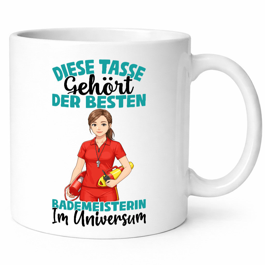 Im Universum: Bademeisterin | Schwimmmeisterin Geschenk Humor Geschenkidee