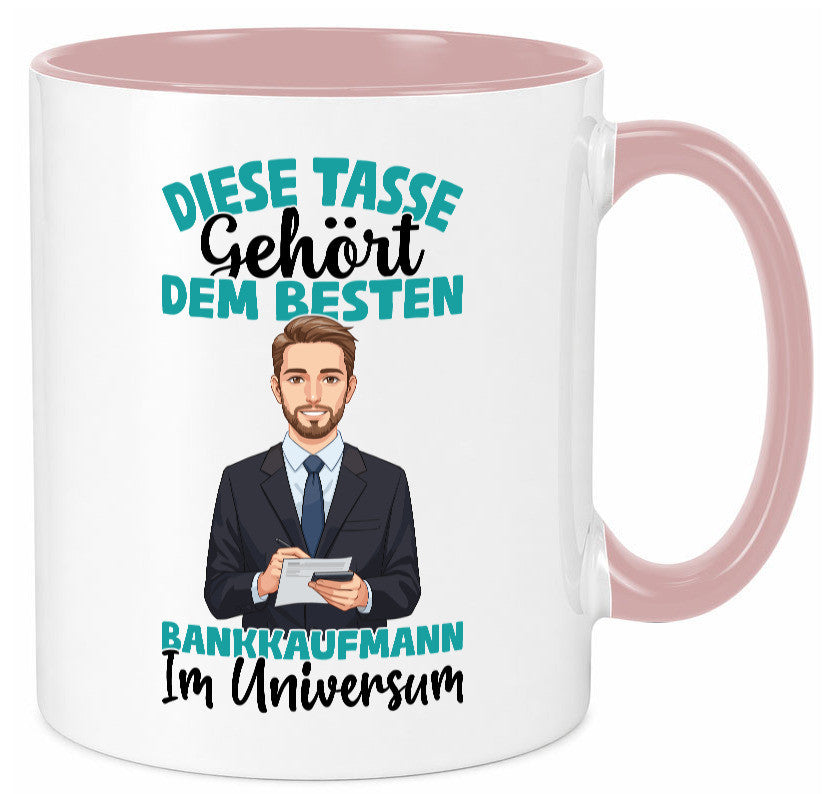 Im Universum: Bankkaufmann | Kaufmann Bank Kaufleute Geschenkidee Humor Tasse