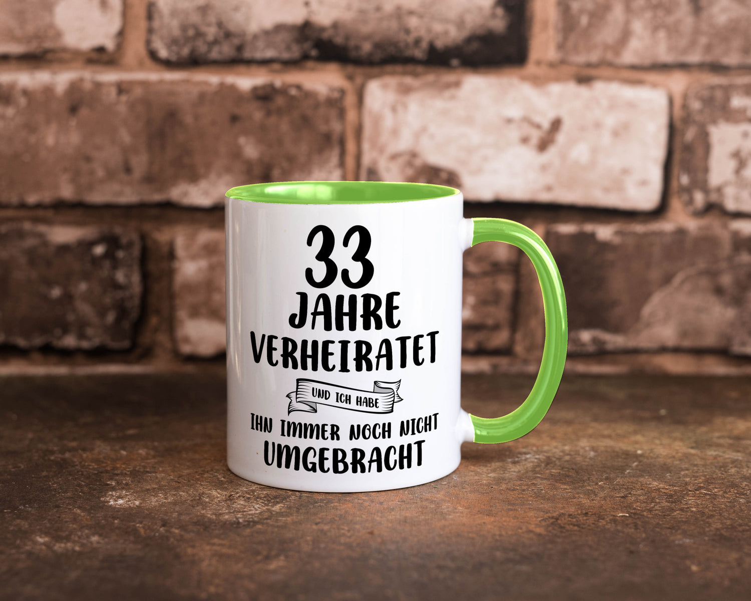 33 Jahre Verheiratet, immer noch am Leben! lustiger Spruch Geschenk Humor