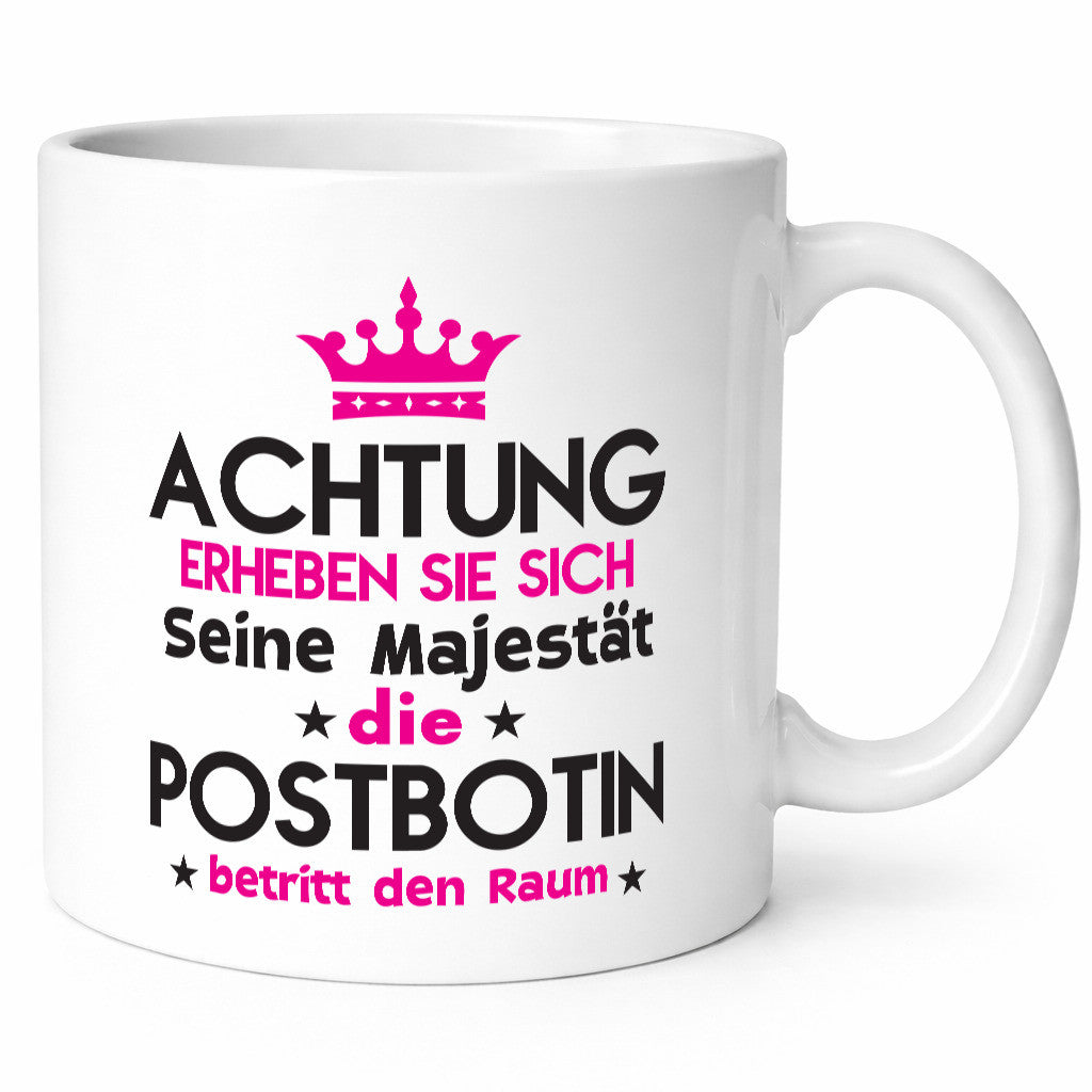 Seine Majestät Postbotin | Beruf Post Briefträger lustig Arbeit Kollegen Büro