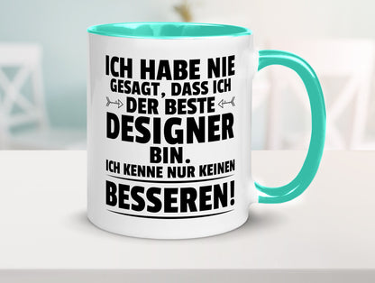 Der Beste Designer Beruf | Mode lustig Arbeit Kollegen Büro Geschenk Tasse