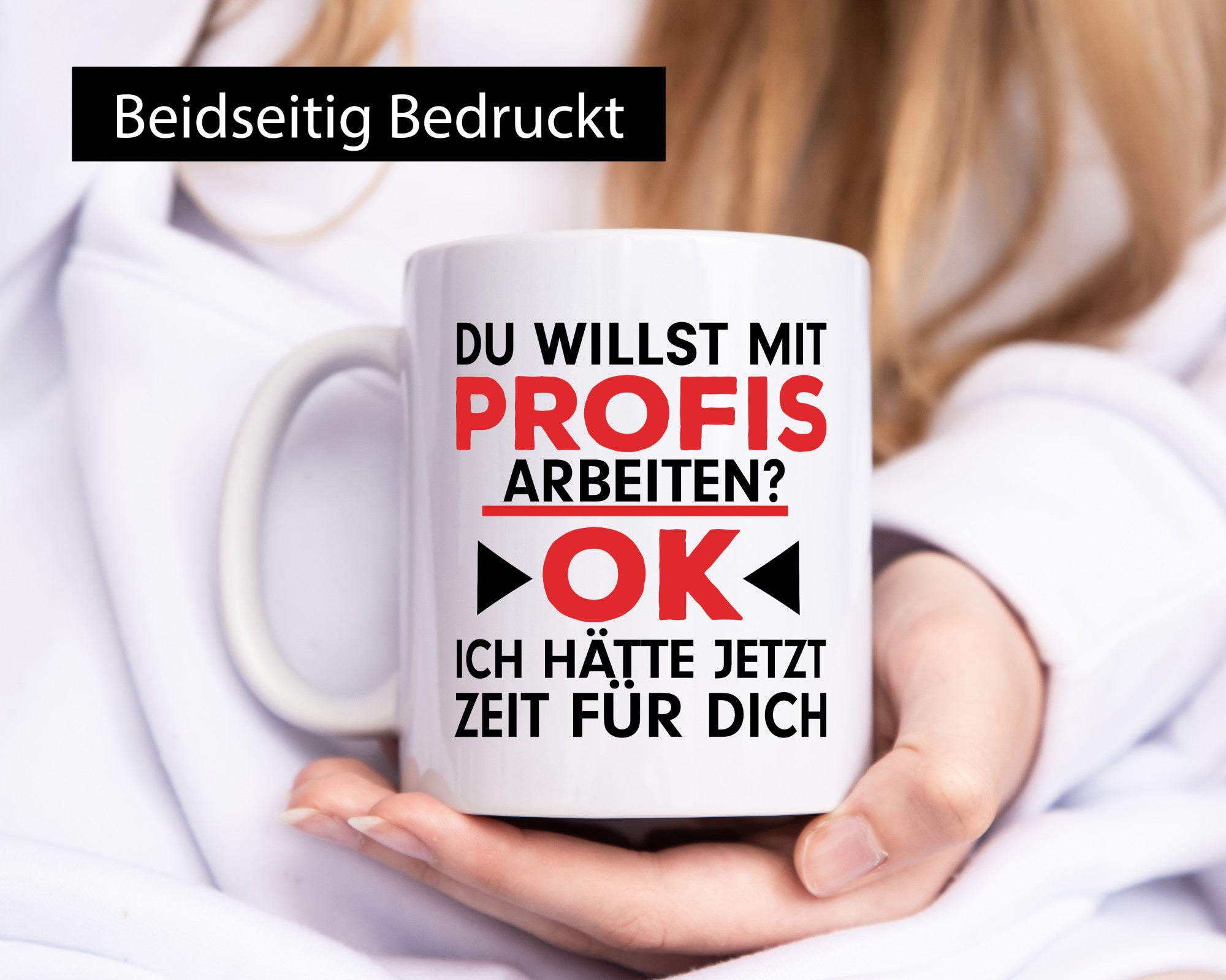 Profi Arbeiter | Arbeit Tasse mit Profis Beruf Geschenk Kollegen Büro lustiger