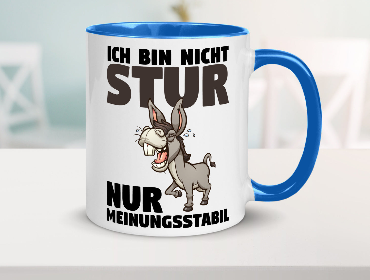 Sturer Esel | Sturkopf Tasse Dickkopf Spruch Humor lustiger Geschenk