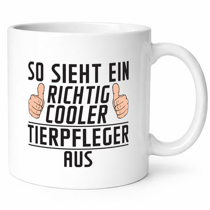 Richtig Cooler Tierpfleger | Pflegeberuf Tierheim lustig Arbeit Kollegen Büro