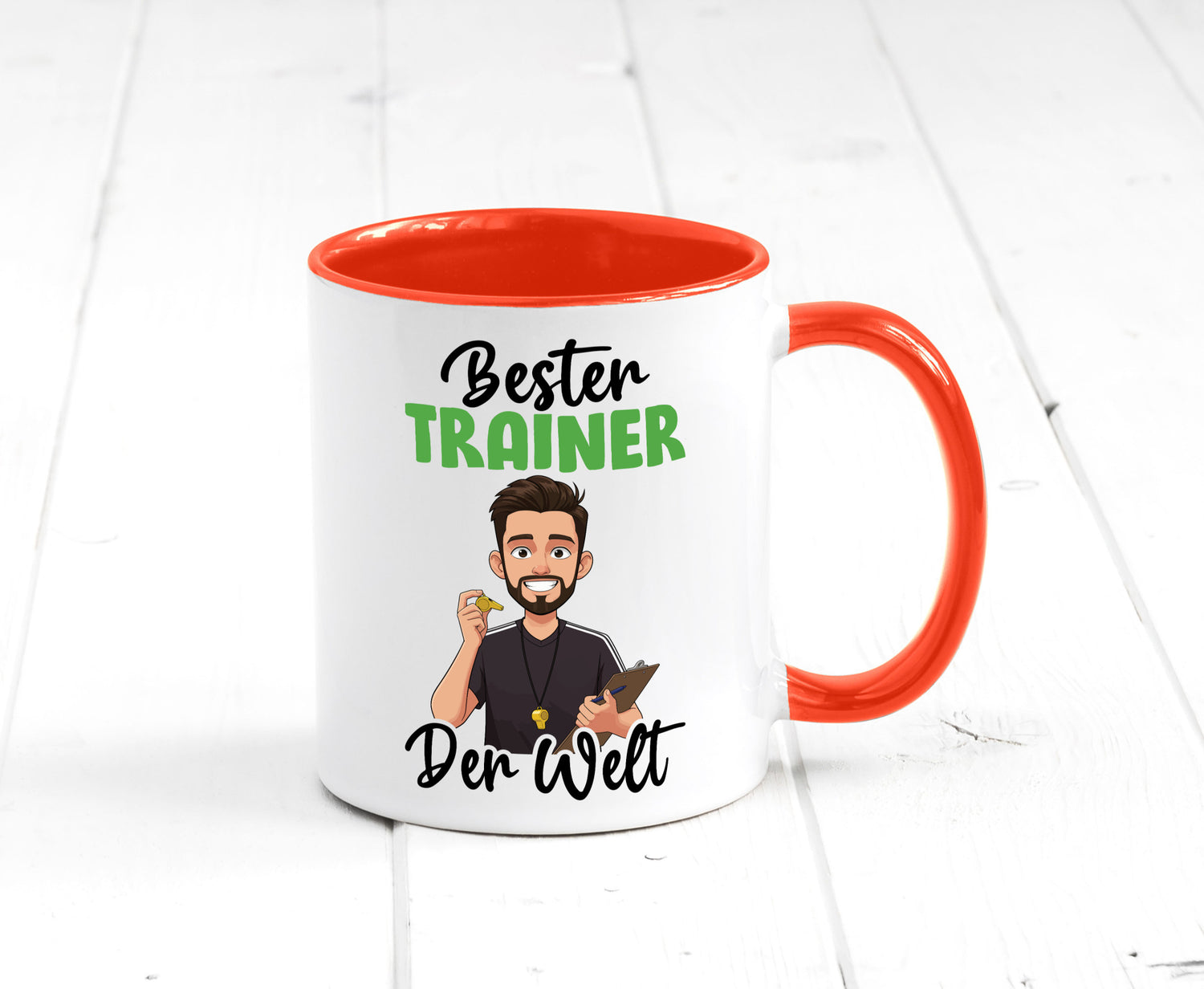 Bester Trainer | Verein Sport v2 Humor Geschenkidee Tasse