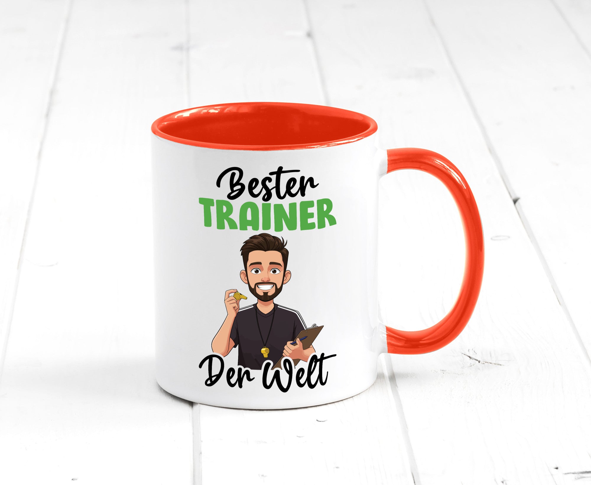 Bester Trainer | Verein Sport v2 Humor Geschenkidee Tasse