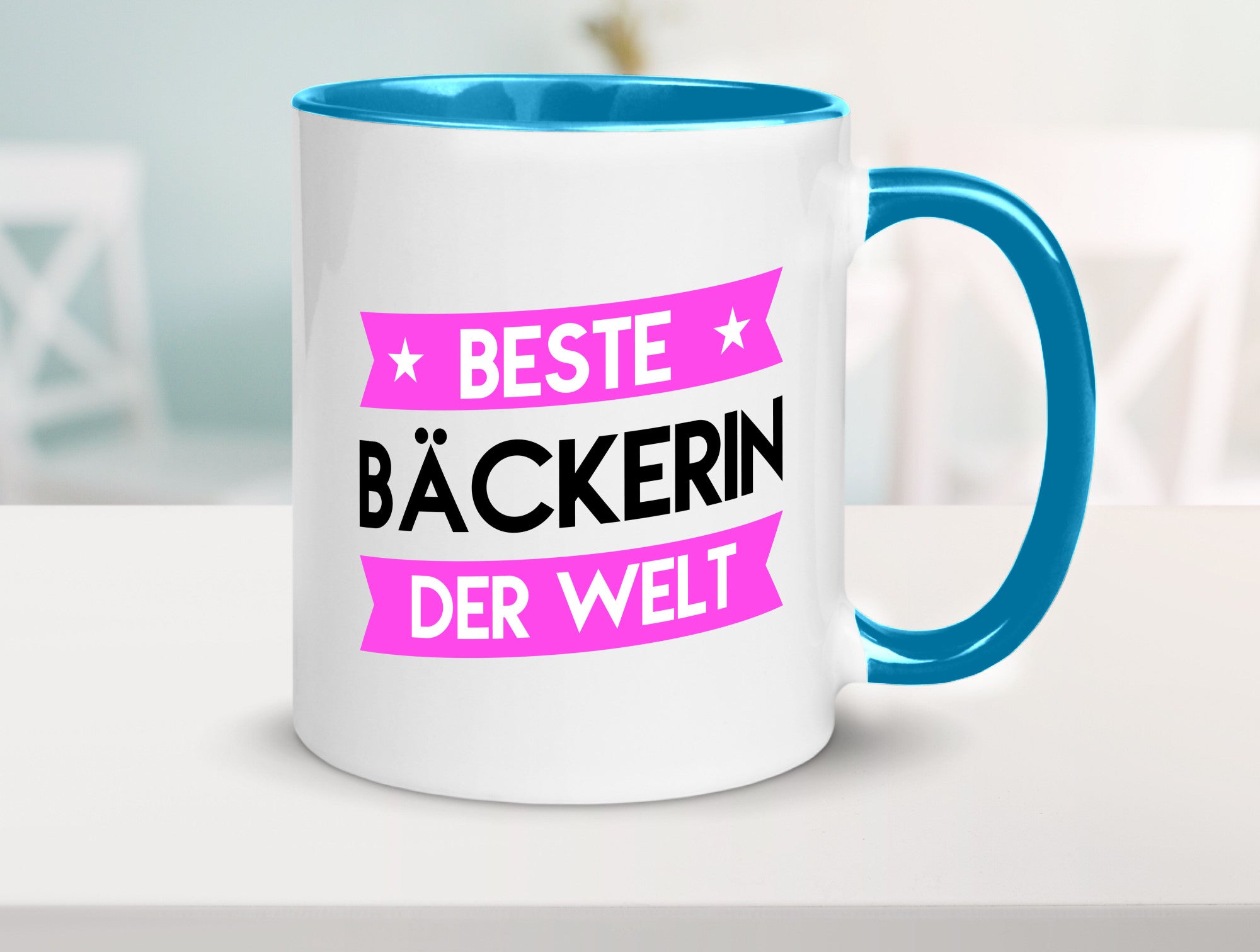 Beste Bäckerin | Bäckerei Frauen Backen lustig Humor Geschenkidee Geschenk Tasse