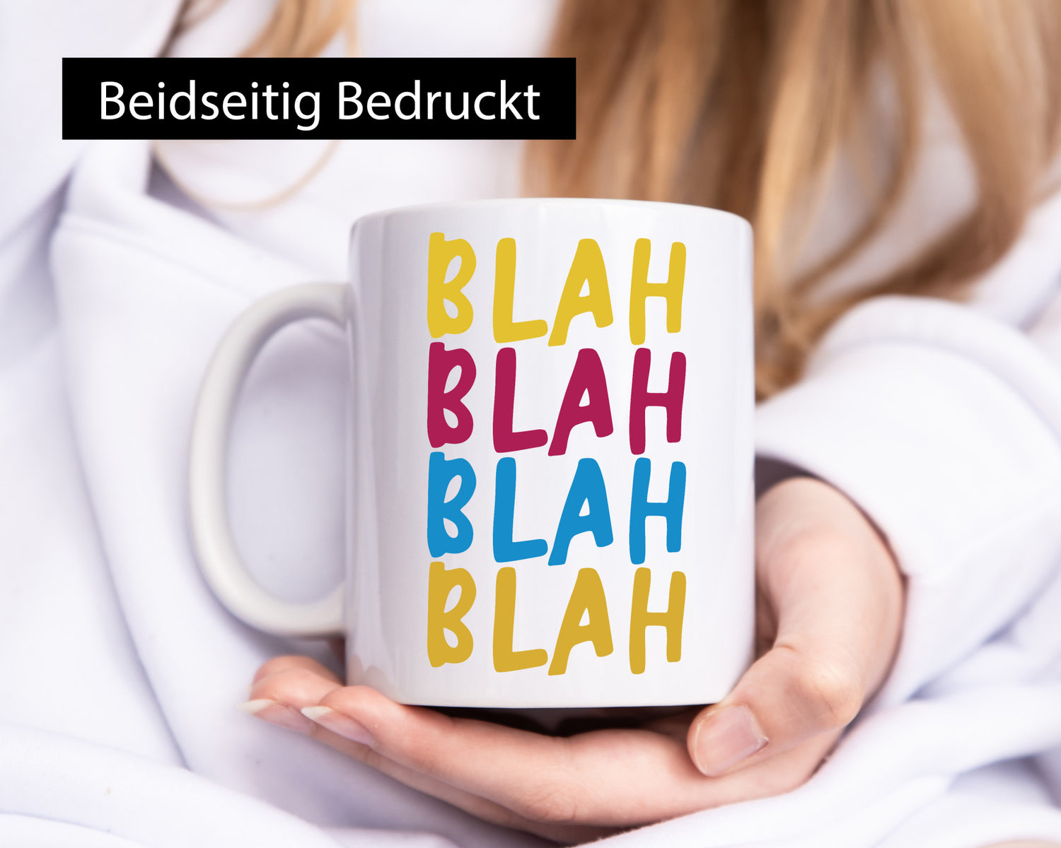 Blah | Bla Labern Lasse reden Spruch Humor Geschenkidee Tasse