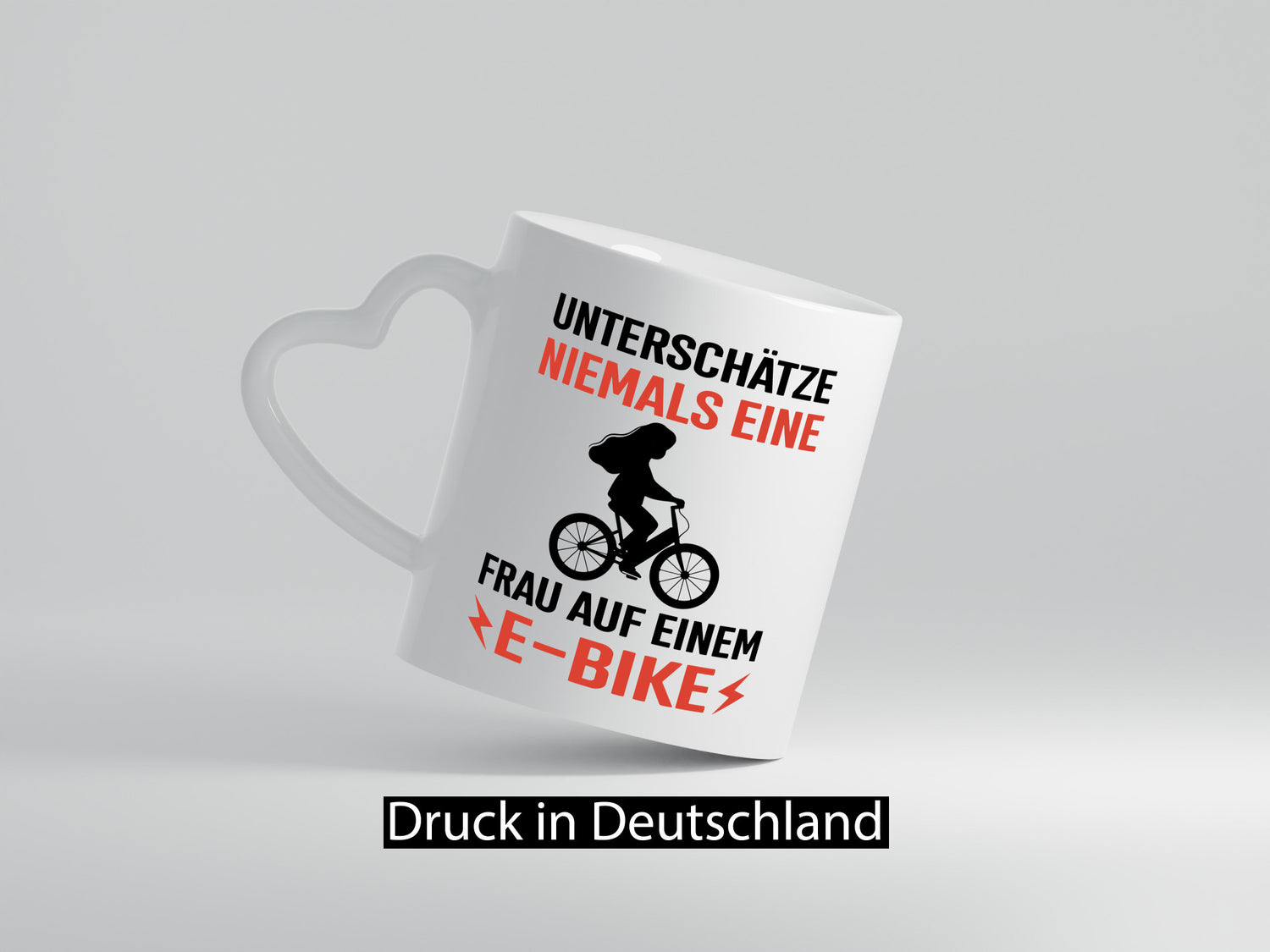 Alte Frau auf dem E-Bike | Fahradfahren Geschenk Humor Geschenkidee lustiger