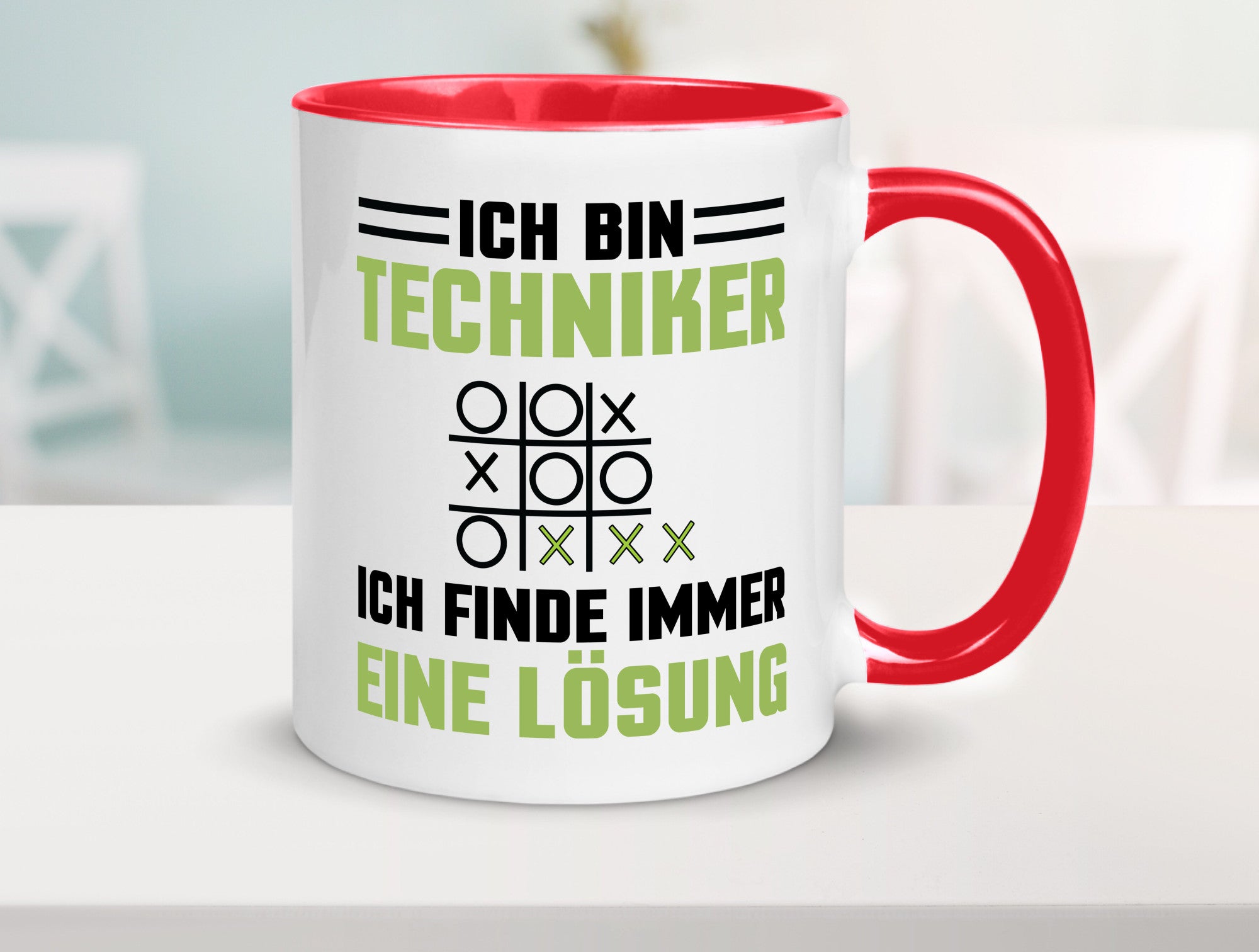 Ich bin Techniker finde immer eine Lösung | lustiger Spruch Geschenk Humor