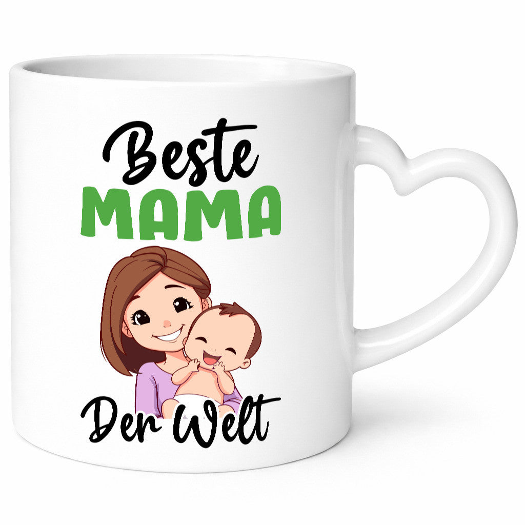 Beste Mama | Muttertag Familie Humor Geschenkidee Tasse
