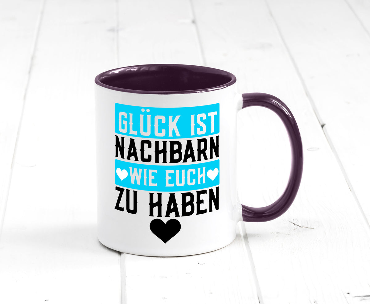 Nachbarn wie euch | Dankbarkeit Glück Nachbarschaft Geschenkidee Humor Tasse