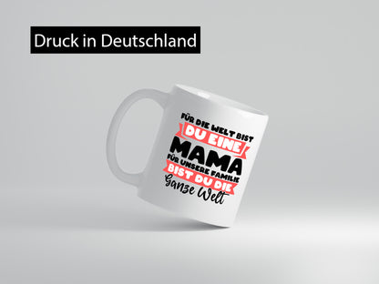 Beste mama der Welt vl5 lustig Familie Geschenkidee Geschenk Tasse