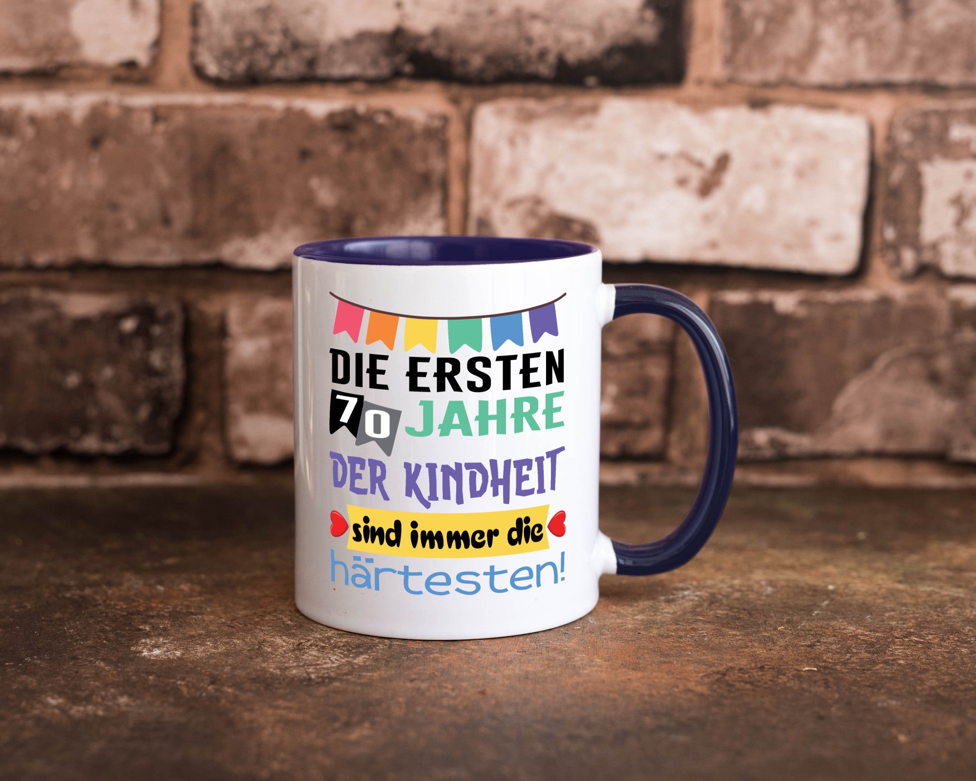 Die ersten 70 Jahre der Kindheit | 70. Geburtstag Rentner Humor Ruhestand