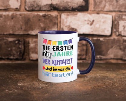 Die ersten 70 Jahre der Kindheit | 70. Geburtstag Rentner Humor Ruhestand