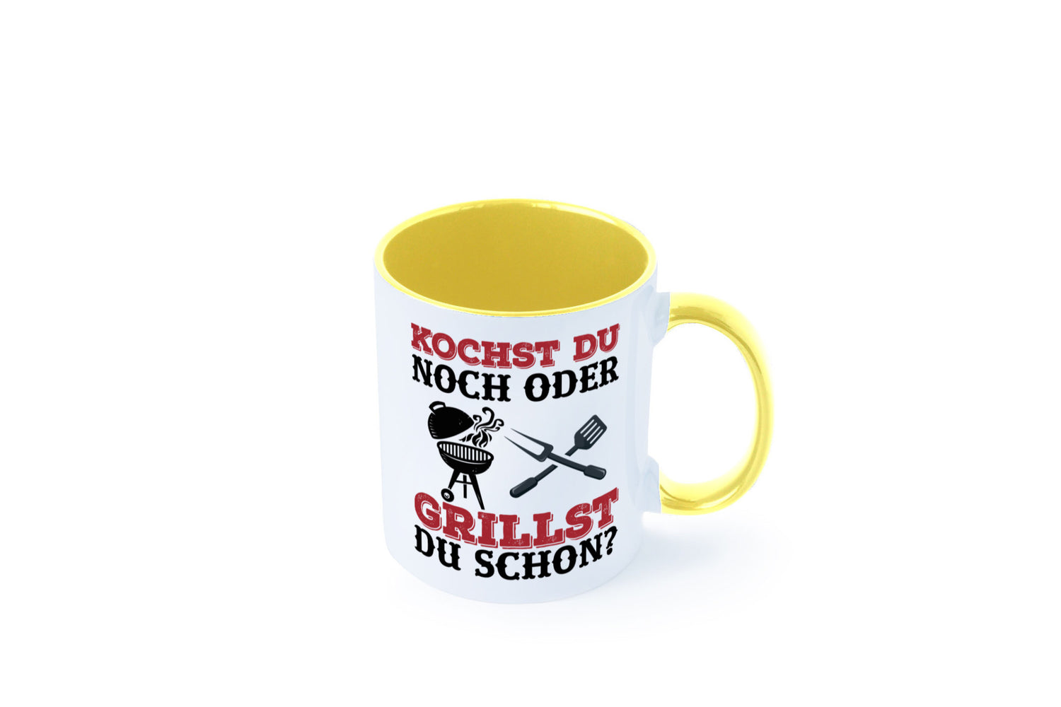 Grillst du schon? | Spruch Tasse Grillen Männer Geschenkidee Humor