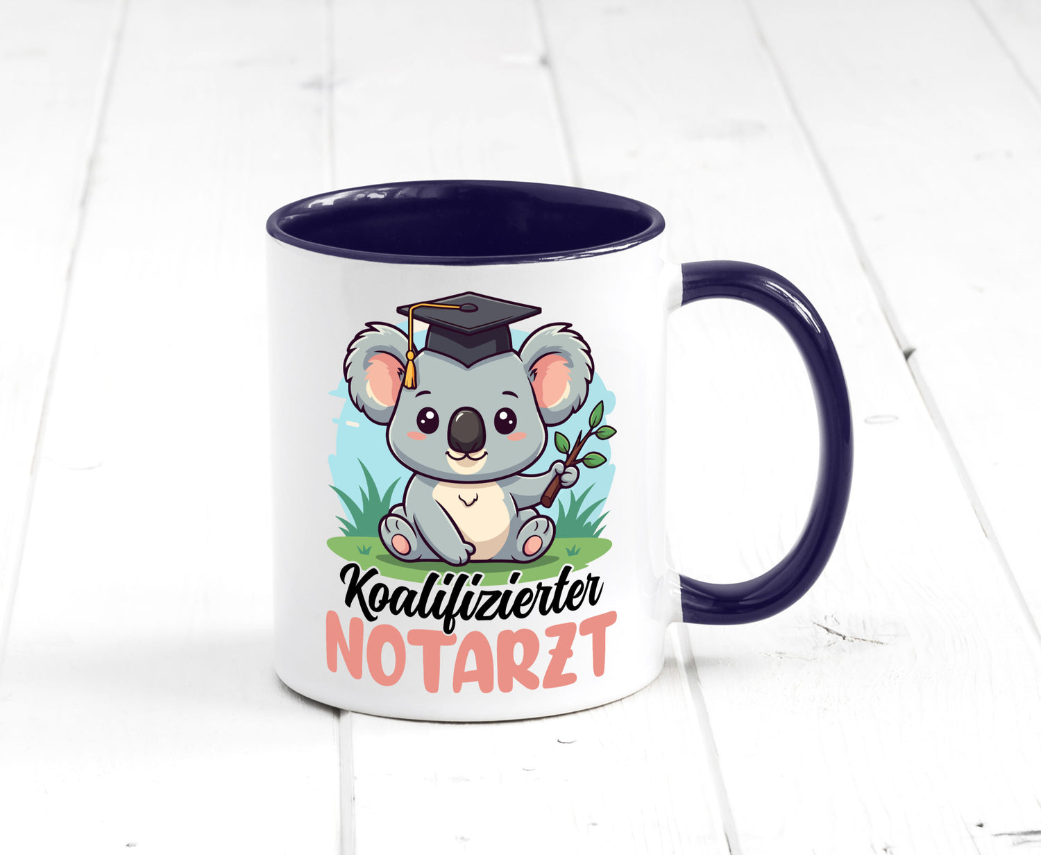 Koalifizierter Notarzt | Arzt Geschenk Humor Geschenkidee lustiger Spruch Tasse
