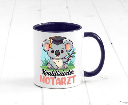 Koalifizierter Notarzt | Arzt Geschenk Humor Geschenkidee lustiger Spruch Tasse