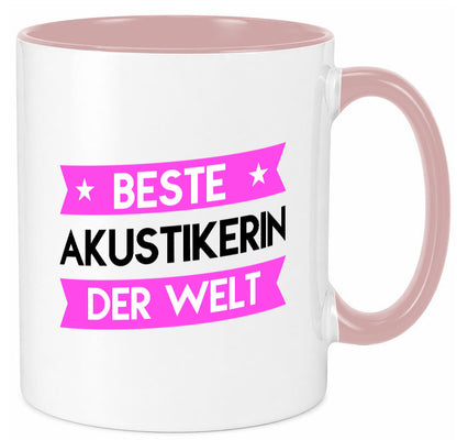 Best Akustikerin | Akustik Hörgeräteakustik Humor Geschenkidee Tasse