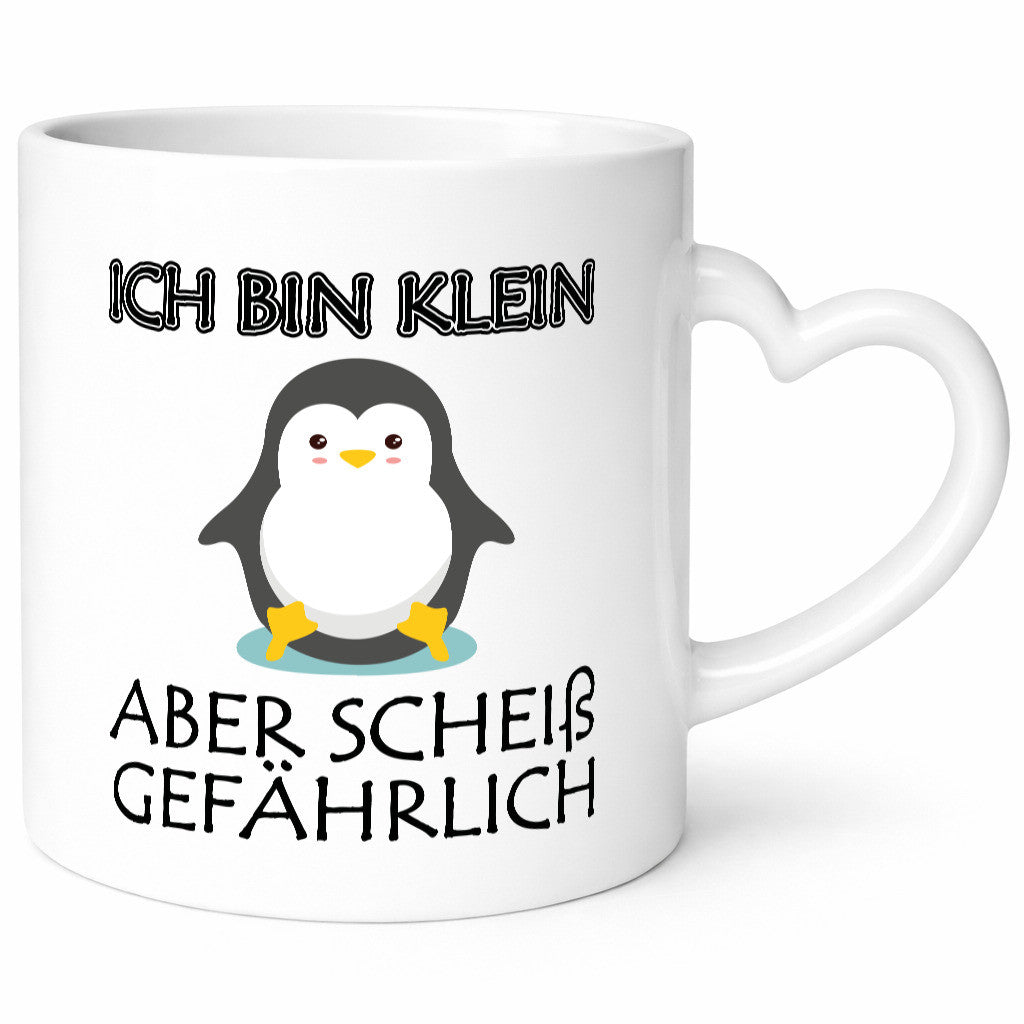 Kleiner Pinguin | klein aber gefährlich süßer Spruch Geschenkidee Humor Tasse