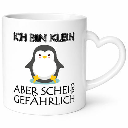Kleiner Pinguin | klein aber gefährlich süßer Spruch Geschenkidee Humor Tasse
