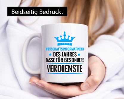 Besonderer Verdienst: Wirtschaftsinformatikerin lustiger Spruch Geschenk Humor