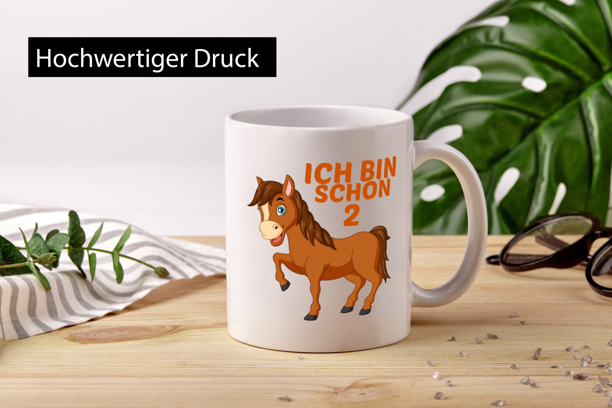 2. geburtstag | Ich bin schon 2 Pferde Pony lustiger Spruch Geschenk