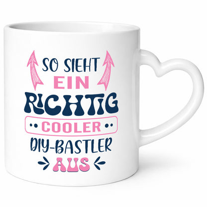 Richtig Cooler DIY Bastler | Basteln Handmade Humor Geschenkidee Tasse