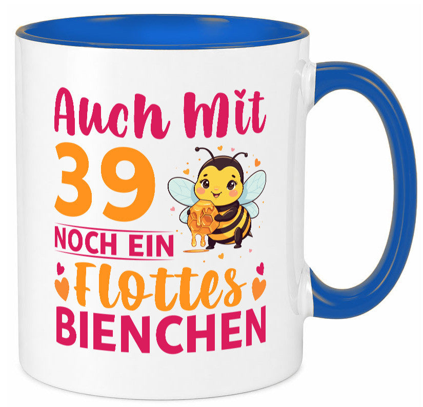 39. Geburtstag | Flottes Bienchen 39 Jahre lustiger Spruch Geschenk