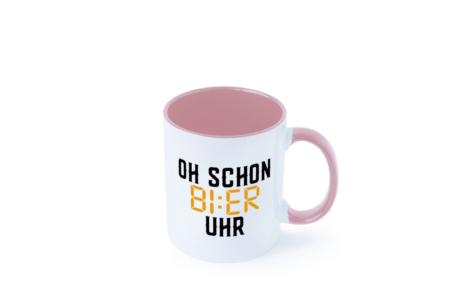 Oh schon Bier Uhr | Biertrinker Party Feiern Pils Humor Geschenkidee Tasse