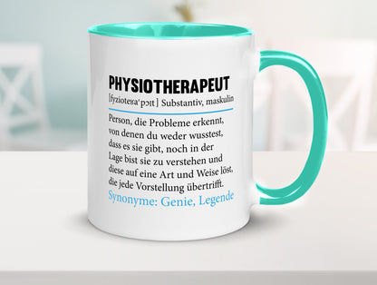 Physiotherapeut | Beruf Spruch Text lustig v2 Humor Arbeit Kollegen Büro