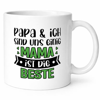 Wir sind uns einige mama ist die Beste | Muttertag lustig Familie Geschenkidee