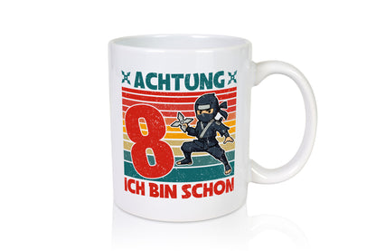 8. Geburtstag | 8 Jahre Ninja Kindergeburtstag lustiger Spruch Geschenk