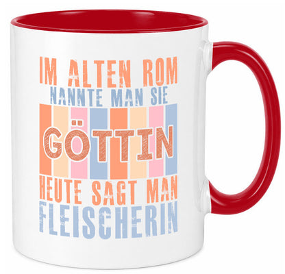Heute sagt man: Fleischerin | Schlachterei lustig Humor Geschenkidee Geschenk