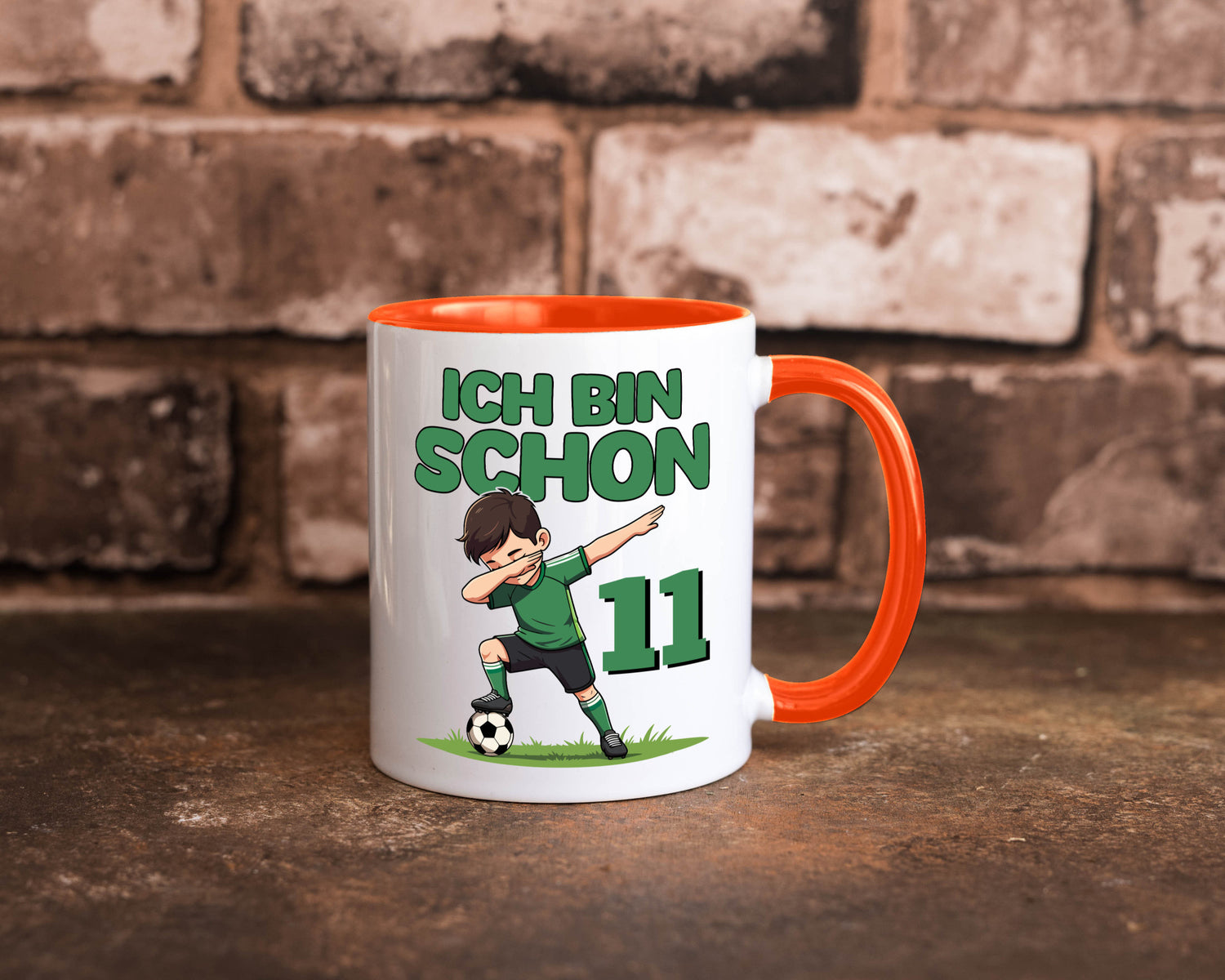 11. Geburtstag | 11 Jahre Fußballer Geschenkidee Humor Tasse