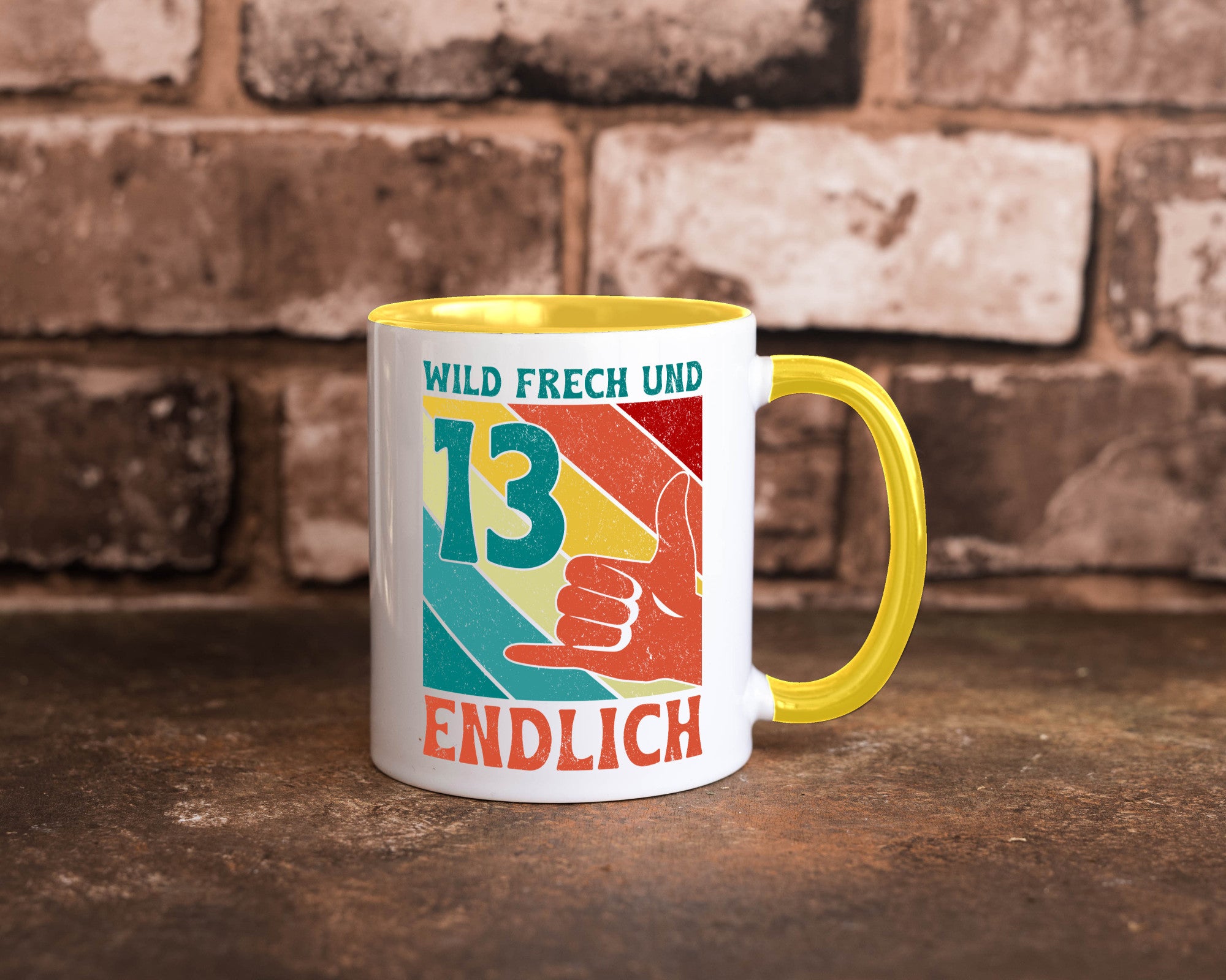 13. Geburtstag | 13 Jahre Wild und Frech Humor Geschenkidee Tasse
