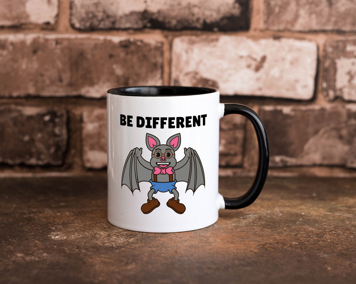 Be Different Geschenk Humor Geschenkidee lustiger Spruch Tasse