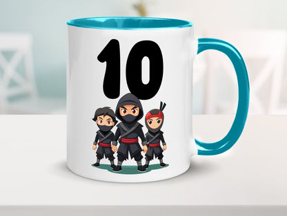 10. Geburtstag | 10 Jahre Ninja Humor Geschenkidee Tasse