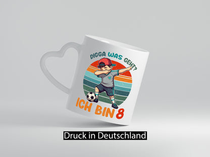 8. Geburtstag | 8 Jahre digga ich bin Dabbing Geschenkidee Humor Tasse