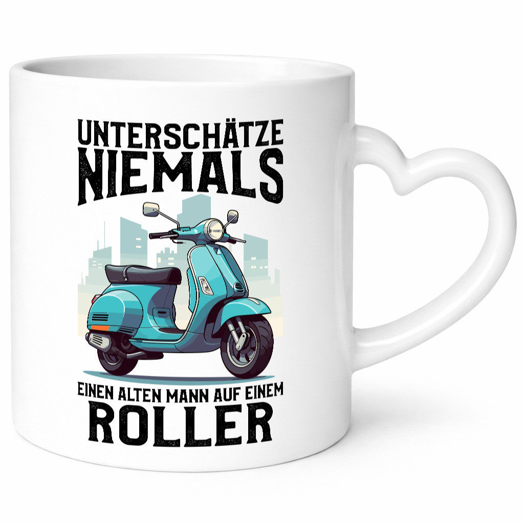 Unterschätze keinen alten mann auf dem Roller | Motorscooter v2 Geschenkidee