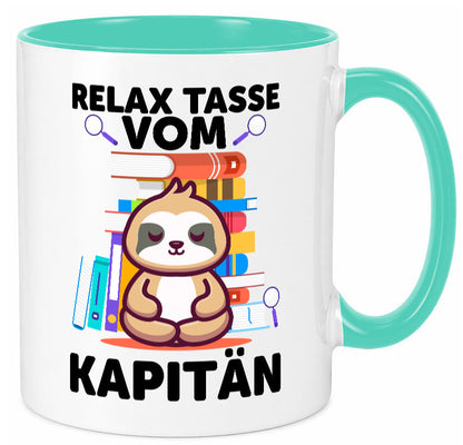 Relax Tasse: Kapitän | Schiffskapitän Schiff Geschenk Humor Geschenkidee