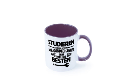 Nur die besten werden Anlagenmechaniker Humor Geschenkidee Tasse