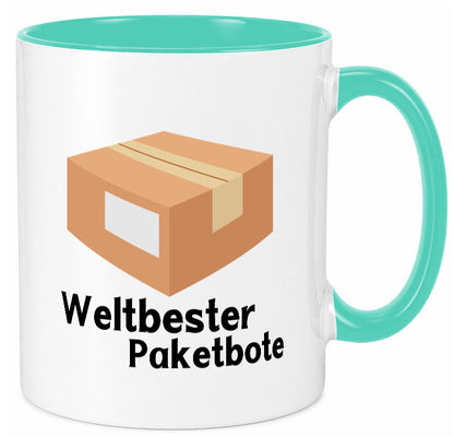 Weltbester Postbote | Paketlieferant lustiger Spruch Geschenk Humor Tasse