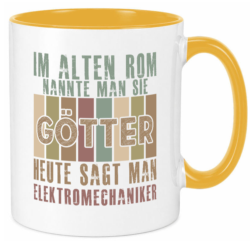 Heute sagt man: Elektromechaniker | Mechaniker Geschenk Humor Geschenkidee