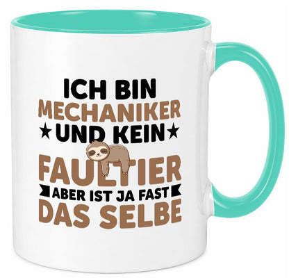 Ich bin kein Faultier: Mechaniker | KFZ Werkstatt Humor Tierliebhaber
