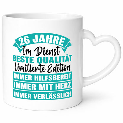 26 Jahre im Dienst | Jubiläum Arbeit Geschenk Kollegen Büro lustiger Spruch